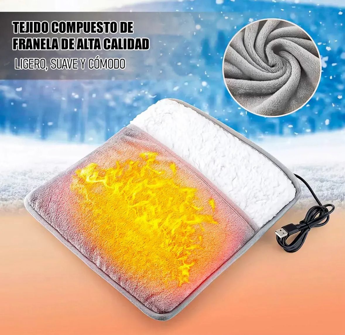 Calienta Pies Eléctrico Arcashopping USB