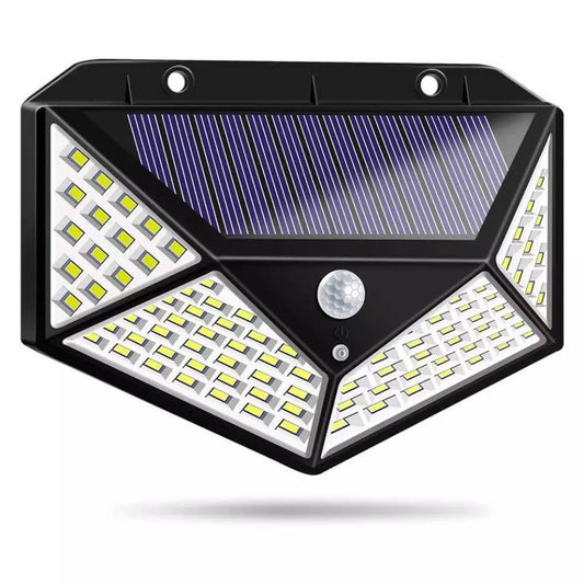 Foco Solar 100 Led Sensor Movimiento