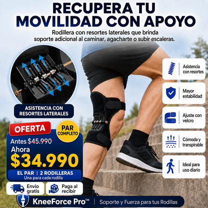KneeForce Pro™ | Soporte y Fuerza para tus Rodillas