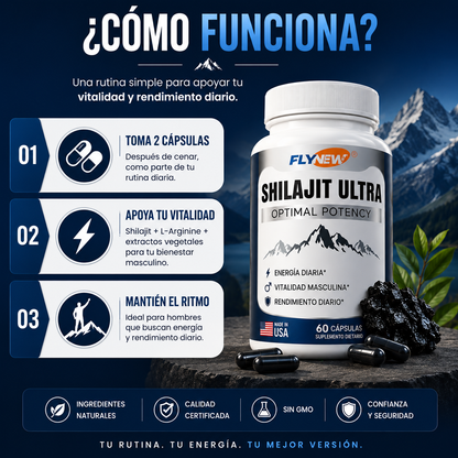 SHILAJIT ULTRA - 60 CAPSULAS