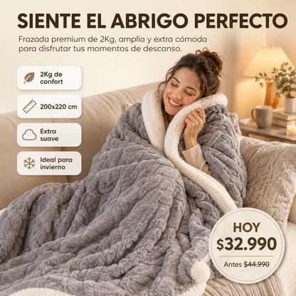 CloudHug™ - Frazada premium 2Kg