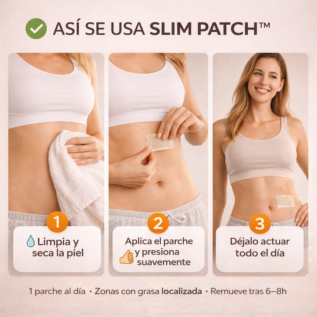 SLIM PATCH™ I Dile adiós a los antojos y adelgaza sin esfuerzo