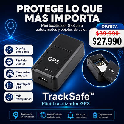 TrackSafe™ | Mini Localizador GPS