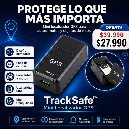 TrackSafe™ | Mini Localizador GPS