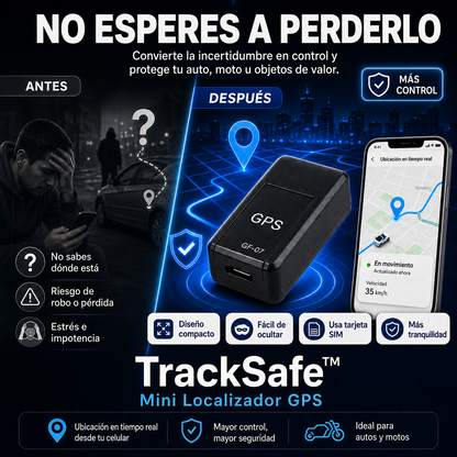 TrackSafe™ | Mini Localizador GPS