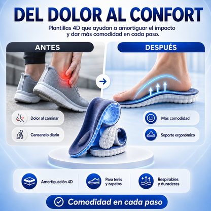 CloudStep 4D™ | Camina más suave. Vive más cómodo.