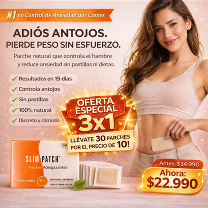 SLIM PATCH™ I Dile adiós a los antojos y adelgaza sin esfuerzo