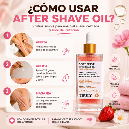 TRULY AFTER SHAVE ACEITE 90ML