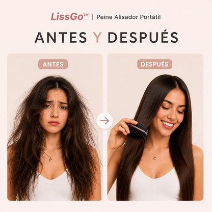 LissGo™ | Peine Alisador Portátil