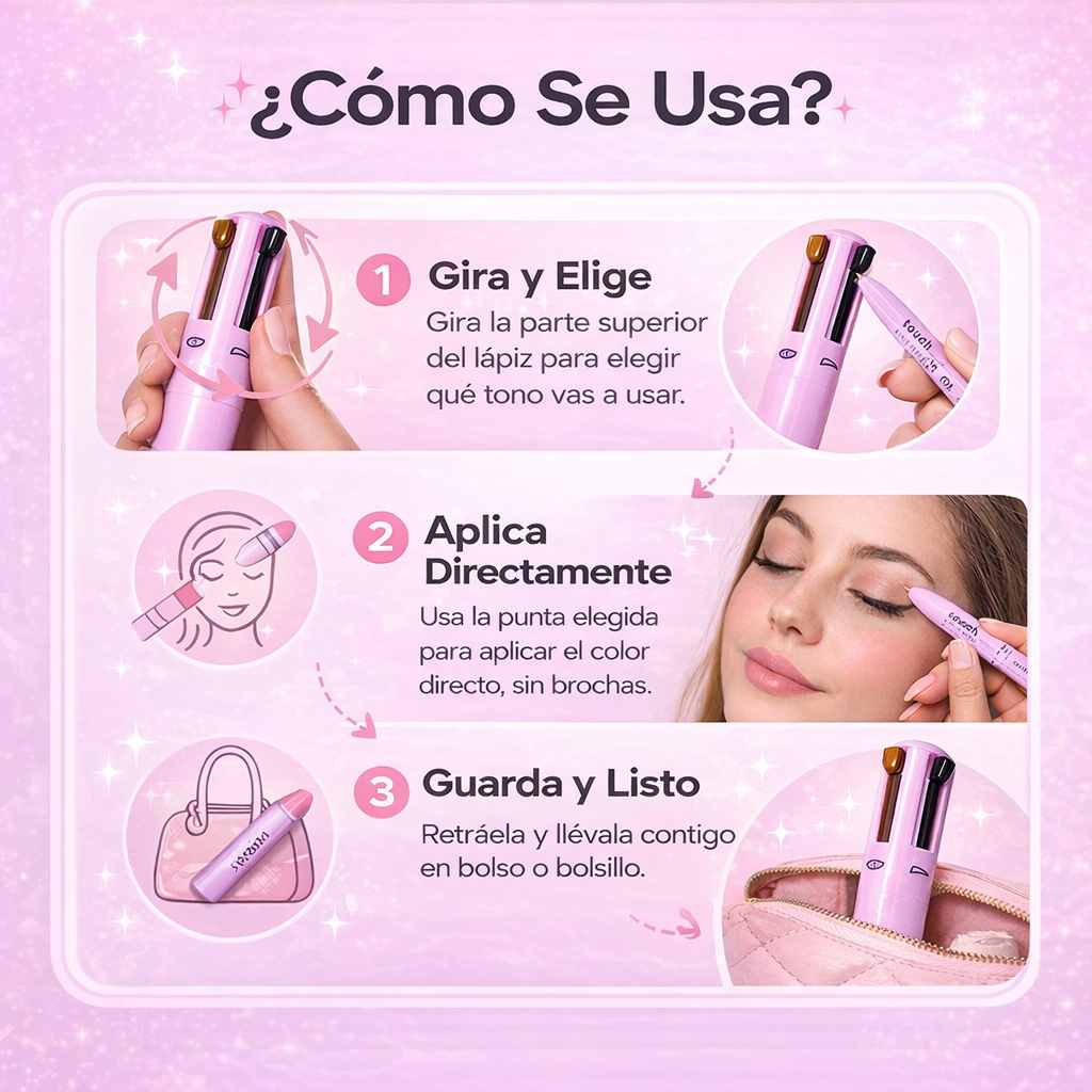 MiBeauty™ | Lápiz de Maquillaje 4 en 1