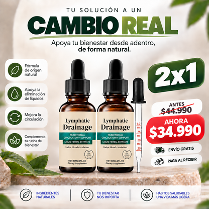 Lympha™ | Gotas de Drenaje Linfático 60 ml